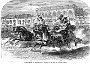 Corsa delle Bighe in onore del Re d'Italia a Padova.Stampa del 1866 dal giornale Illustrated London News. (Oscar Mario Zatta)